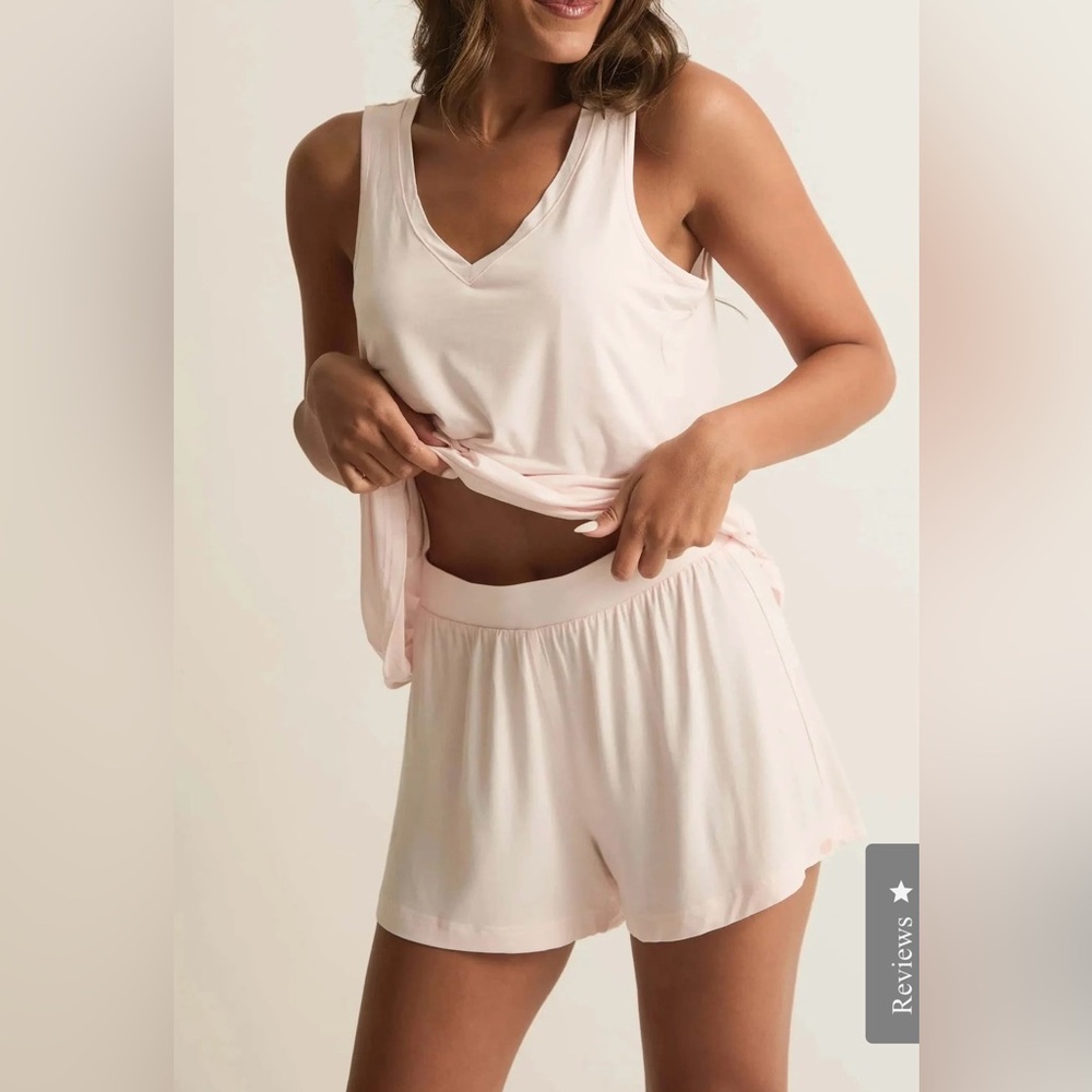 Faceplant Dreams Studio Shorts Pink Sustainable Bamboo Luxury Loungewear Sleep